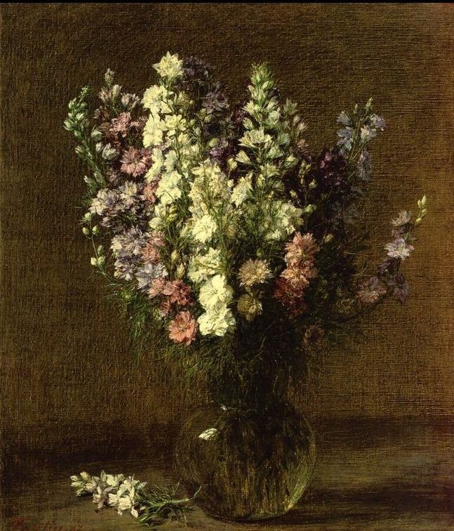 Henri Fantin-Latour Larkspur
